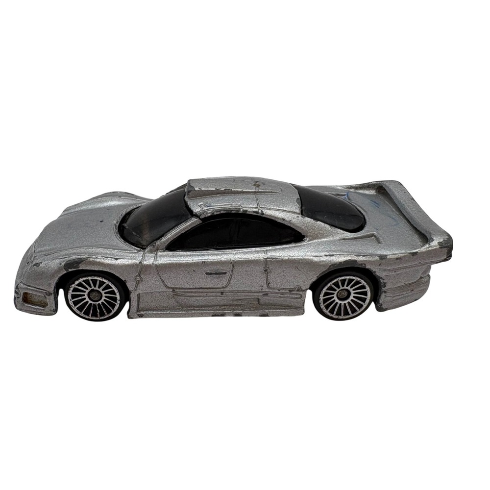Maisto Mercedes-Benz CLK-GTR Street Version Metallic Silver Diecast Car AMG